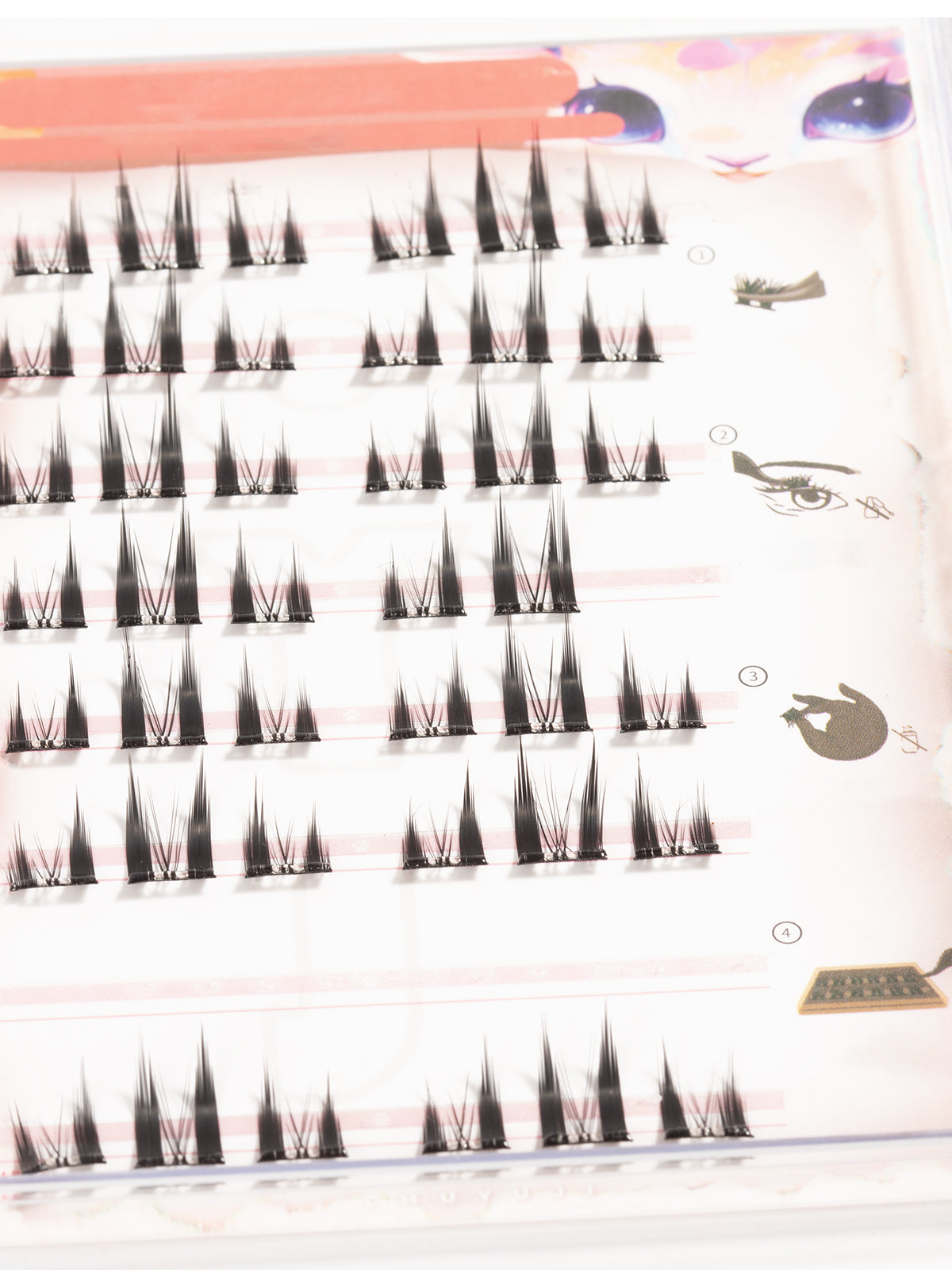 Cluster eyelash